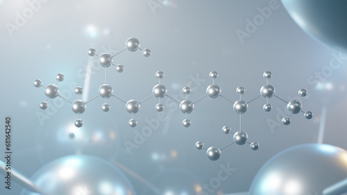 ethambutol molecular structure, 3d model molecule, antituberculosis agents, structural chemical formula view from a microscope photo