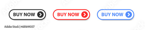 Buy now button icon. Mouse cursor push to shop symbol. Press on the site sale. Online bar click in the store. Promotion banner. Vector illustration. photo