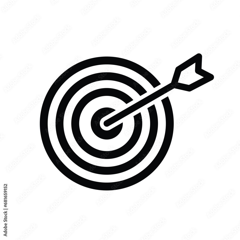 Target icons. Target icon simple sign. Goal symbol collection. Simple target with an arrow. Darts icon. Target mission vector illustration on a white background. Target icons. Target icon simple sign. Goal symbol collection. Simple target with an arrow. Darts icon. Target mission vector illustration on a white background.