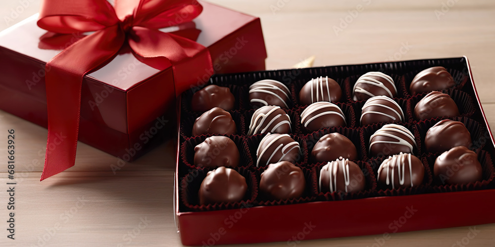 Box of chocolate covered cherries Box of chocolate covered cherries