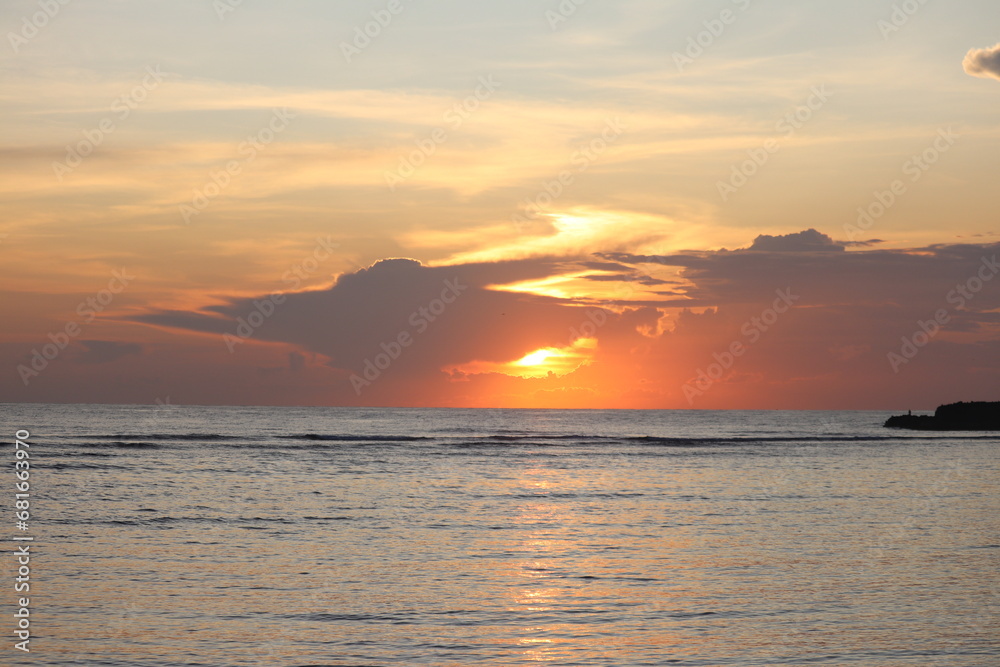 Fototapeta premium Dreamy Nusa Dua sunrise 