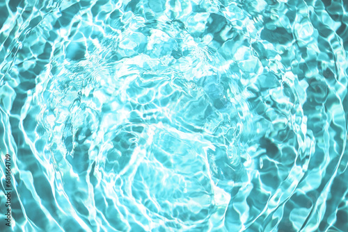 Beautiful water texture with waves. turquoise color, water background