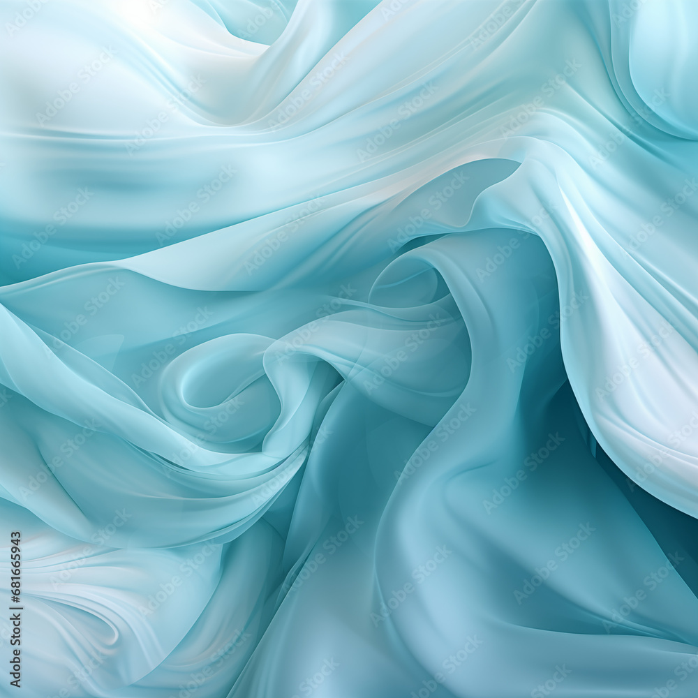 Obraz premium Abstract blue silk texture