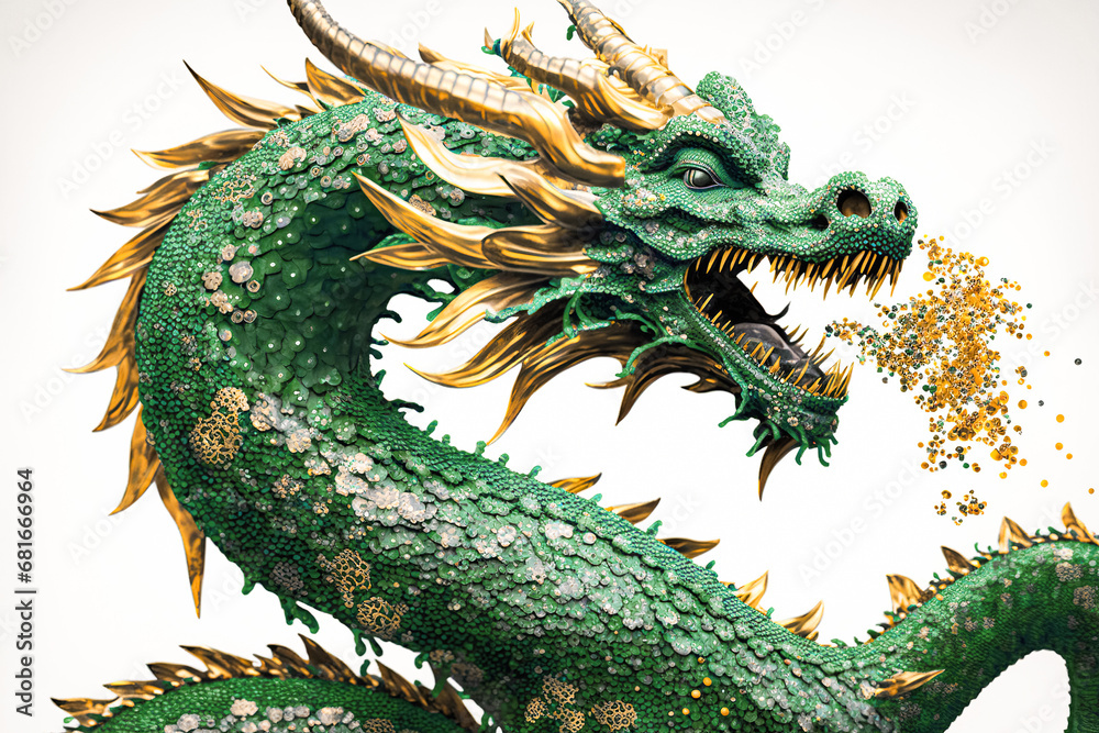 Symbol of Chinese New Year 2024 Majestic blue dragon. Traditional Asian zodiac sign according to Eastern lunar calendar Symbol of Chinese New Year 2024 Majestic blue dragon. Traditional Asian zodiac sign according to Eastern lunar calendar