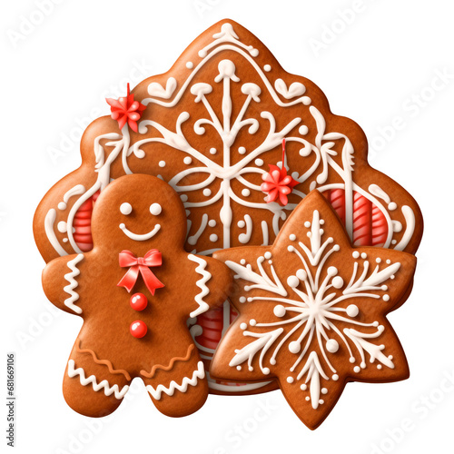 Christmas Gingerbread, PNG