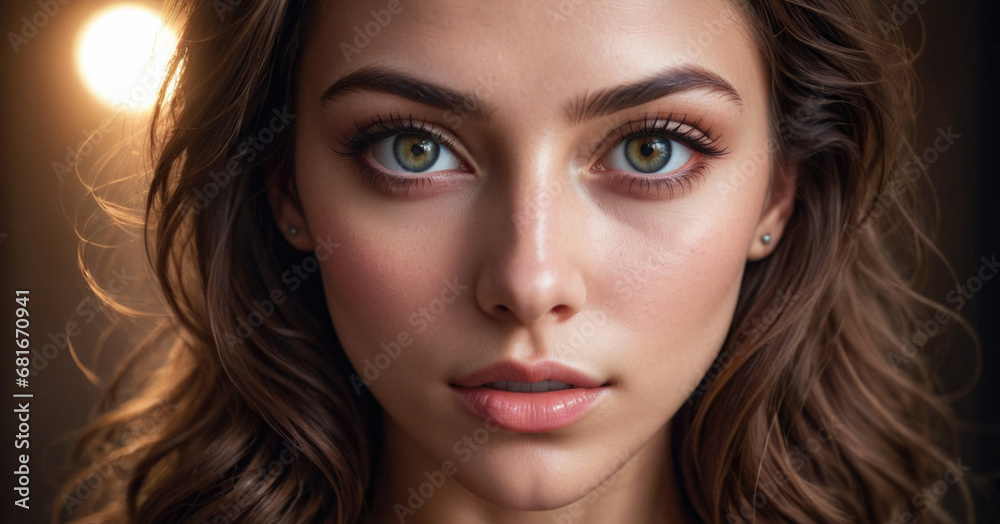 AI generated portrait of a Beautiful woman