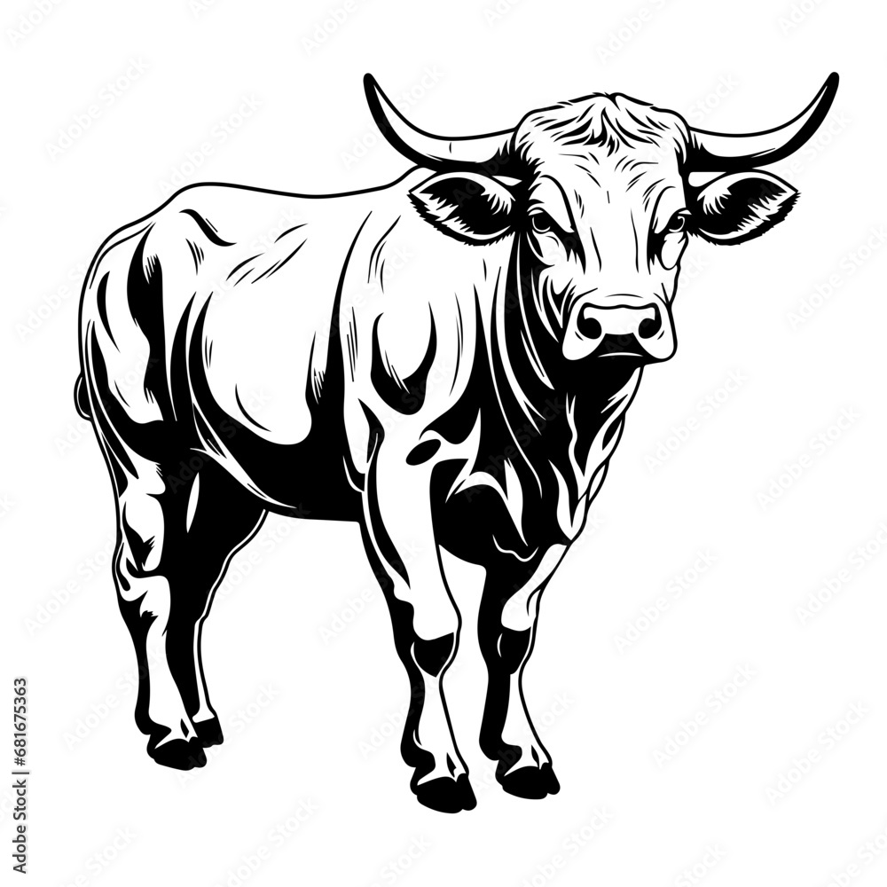 Bull Goring Pose