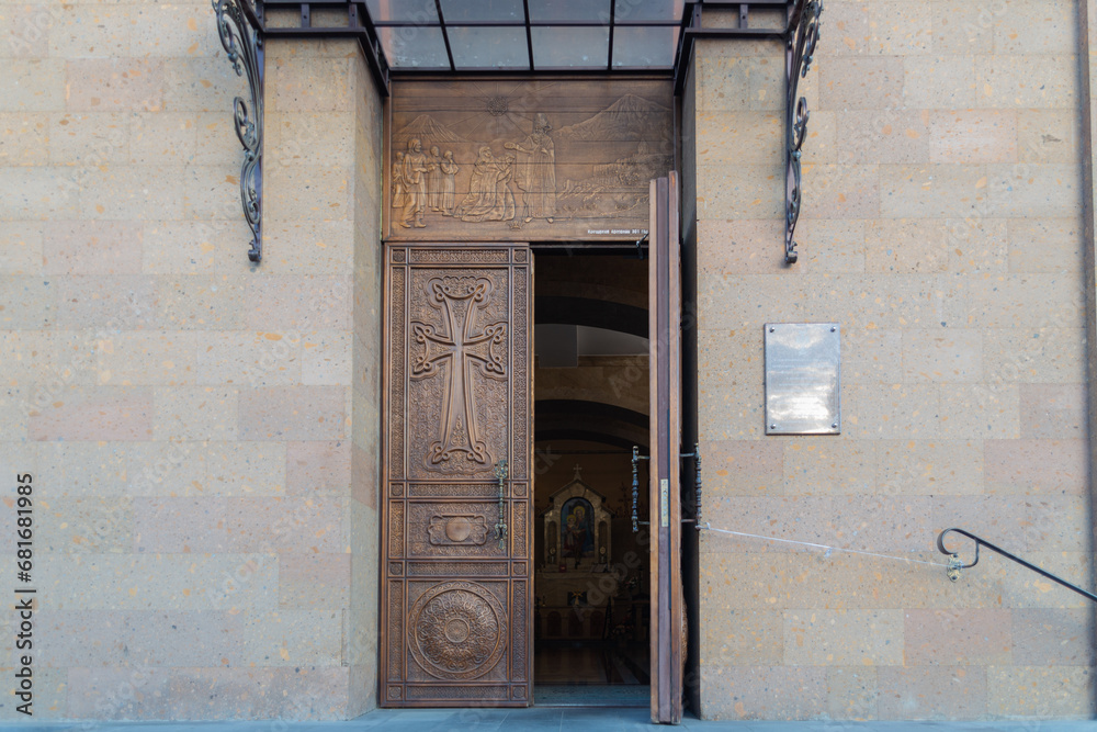 Armenian Apostolic Church of St. Gregory the Illuminator. Novorossiysk, Russia, 29.10.2023 Armenian Apostolic Church of St. Gregory the Illuminator. Novorossiysk, Russia, 29.10.2023