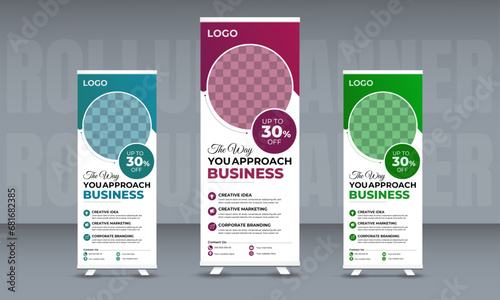 Creative Business Roll up Banner template