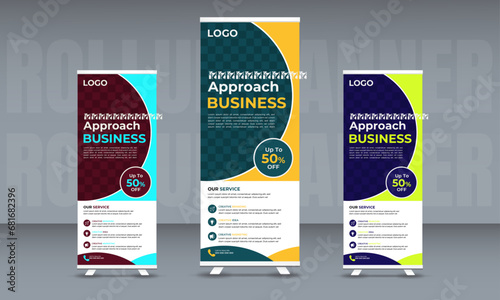 Creative Business Roll up Banner template