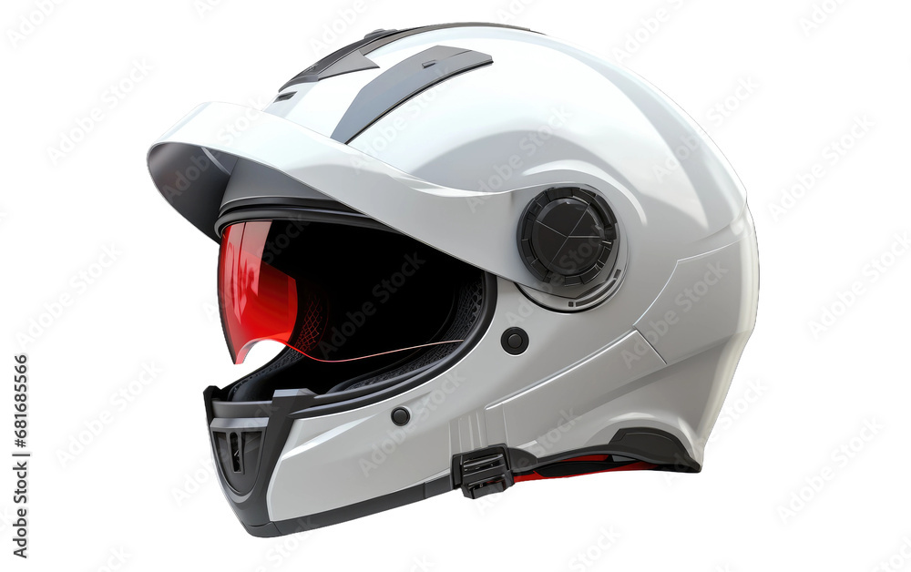 Futuristic Solar Flare Guardian Helmet on a White or Clear Surface PNG Transparent Background
