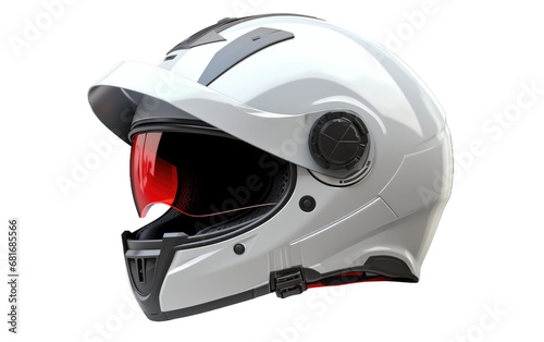 Futuristic Solar Flare Guardian Helmet on a White or Clear Surface PNG Transparent Background