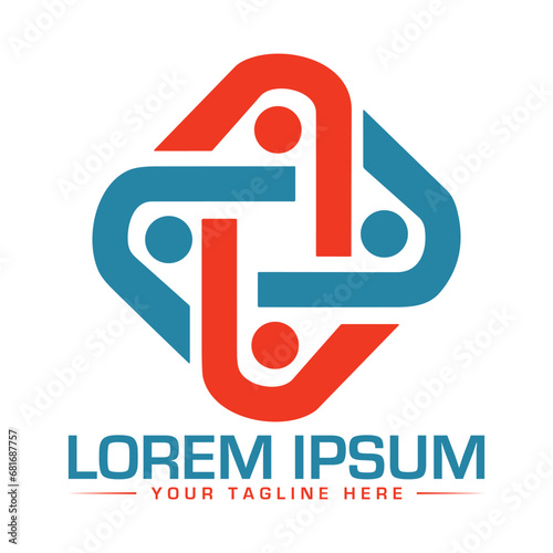 Together Logo Design Unique and Professional Logo Design