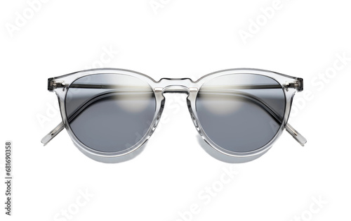 See Clearly Look Stunning UltraClear Eyewear on a White or Clear Surface PNG Transparent Background
