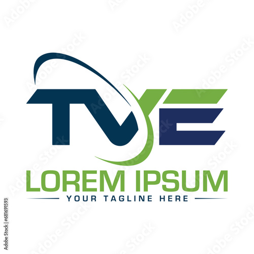 TVE Letter Logo Design Creative and Professional logo Design photo