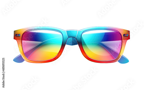 Elevate Style with VividSight Eyewear on a White or Clear Surface PNG Transparent Background