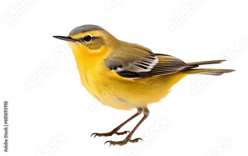 Royal Plumage Wagging Warble Natures Majesty on a White or Clear Surface PNG Transparent Background