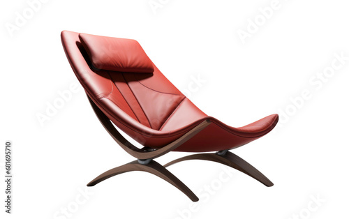 Unwind in Style with ZenZone Chair on a White or Clear Surface PNG Transparent Background photo