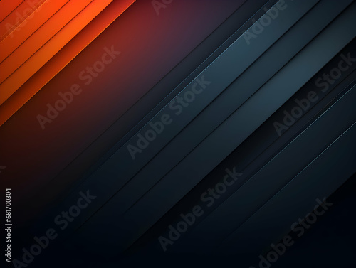 Abstract technology futuristic glowing curved line on dark blue background, Abstract flow gradient background, ai generated photo