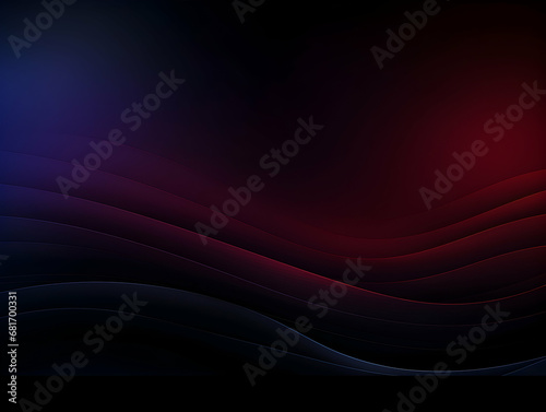 Abstract technology futuristic glowing curved line on dark blue background, Abstract flow gradient background, ai generated photo © Akilmazumder