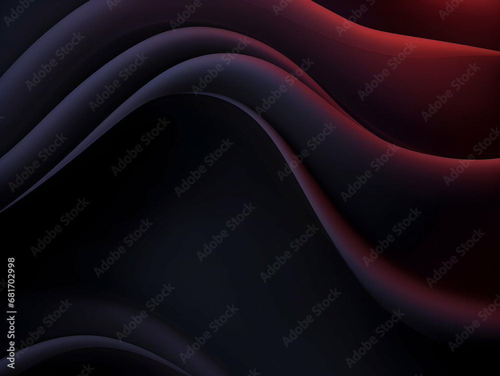 Fototapeta premium Abstract technology futuristic glowing curved line on dark blue background, Abstract flow gradient background, ai generated photo