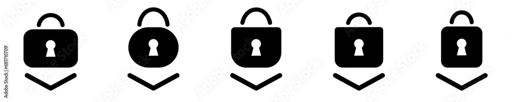 Unlock vector icon. Protection security symbol. Swipe to unlock Unlock vector icon. Protection security symbol. Swipe to unlock