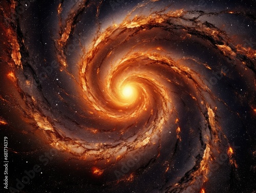 Galactic Spiral: The Majesty of a Star-Forming Galaxy photo