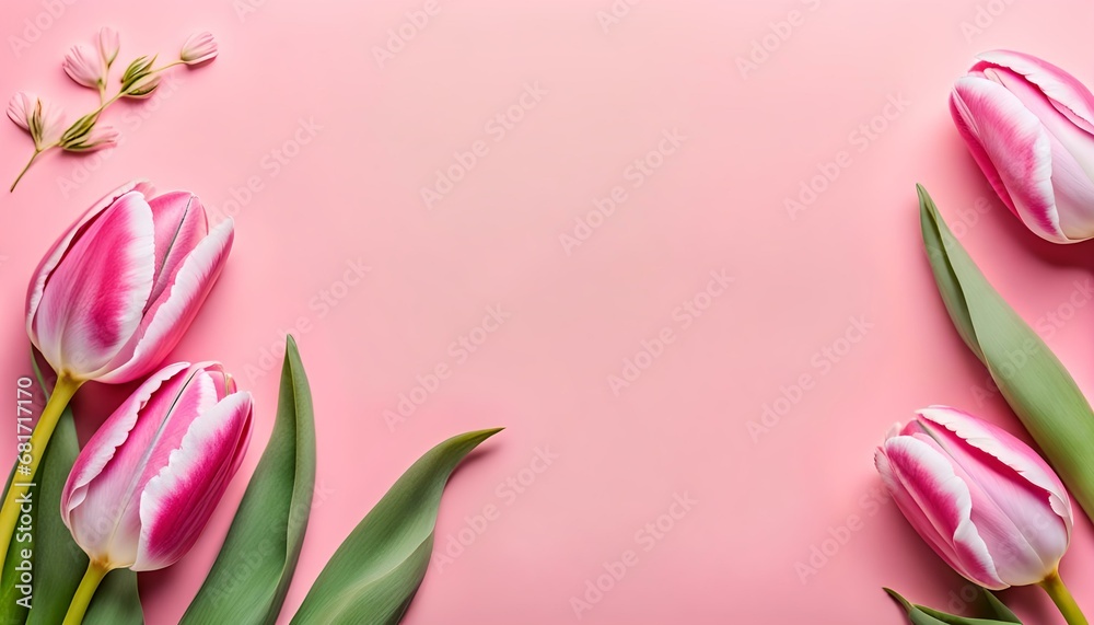 Beautiful composition spring flowers, pink tulips flowers on pastel pink background, tulips bouquet on pink background with copyspace, Beautiful spring flowers. Valentine's Day, Easter, Birthday. Beautiful composition spring flowers, pink tulips flowers on pastel pink background, tulips bouquet on pink background with copyspace, Beautiful spring flowers. Valentine's Day, Easter, Birthday.