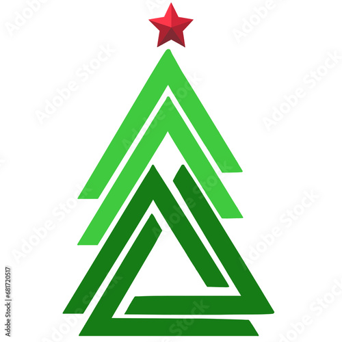 Green Christmas tree