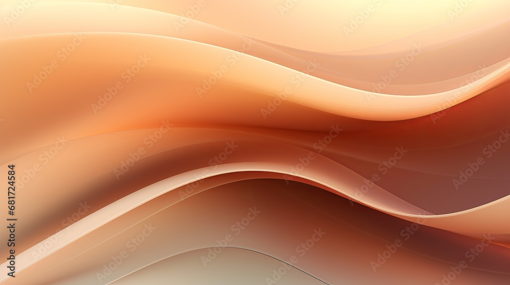 Fototapeta premium Theoretical geometric wavy folds background