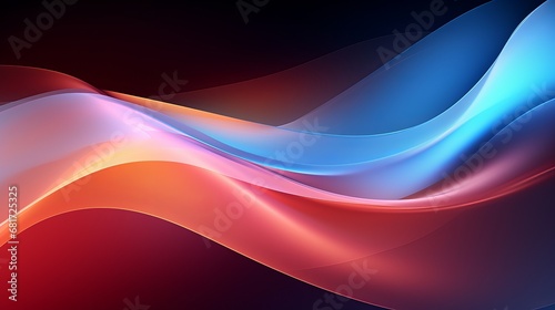 Abstract wave slope background computerized outline