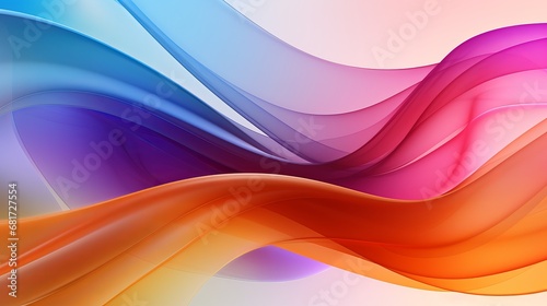 Abstract background of streaming lines in rainbow colours