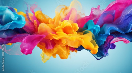 Abstract background with shinning colors