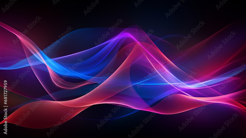 Abstract colorful neon filaments foundation Abstract colorful neon filaments foundation