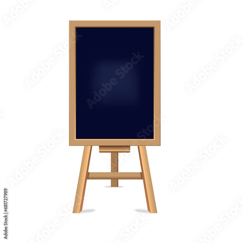 Blue blackboard 