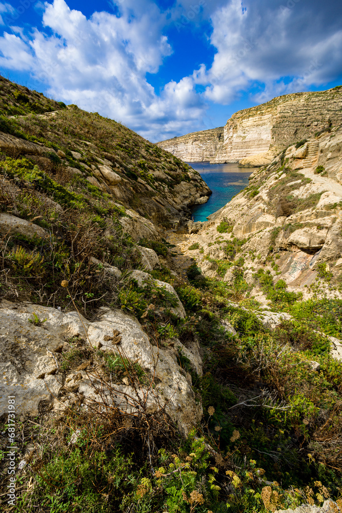 Malta cliff view