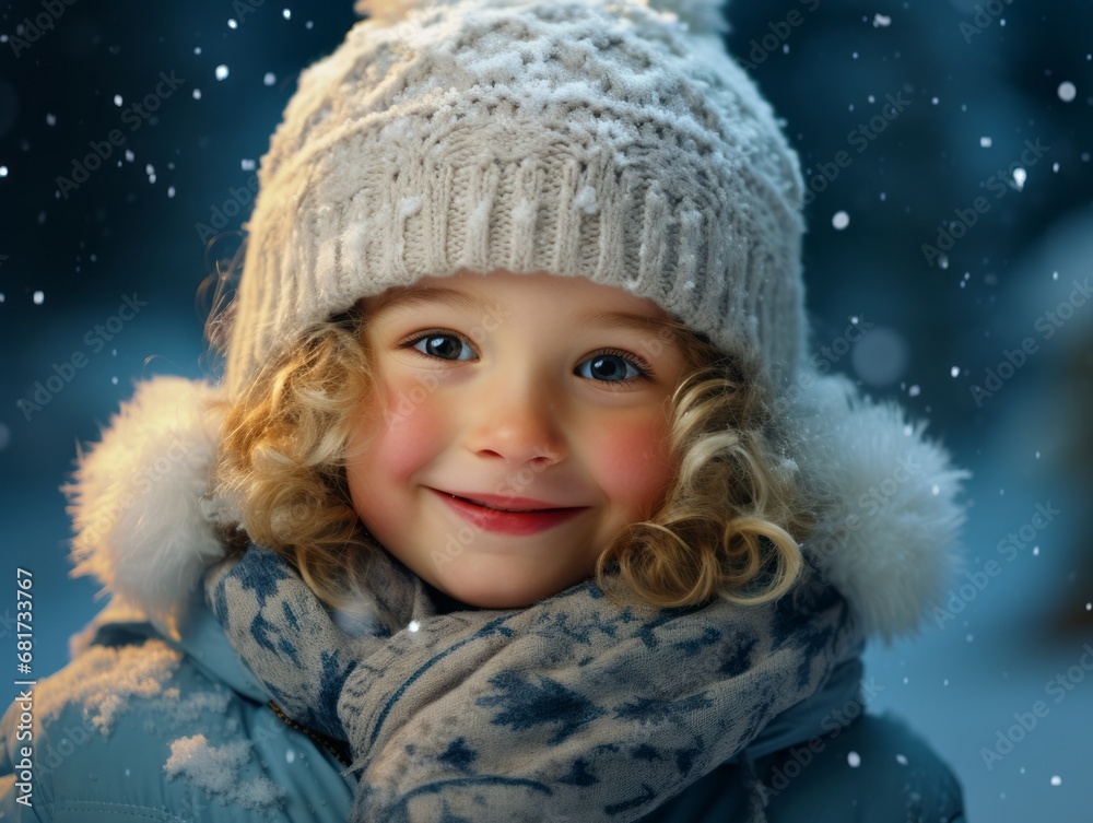 wonder on a child's face as they unwrap a present to find a magical snow globe