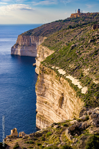 Malta cliff view