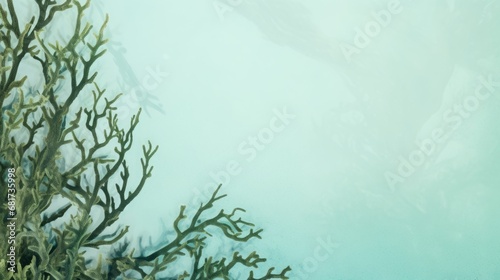 Seaweed. Background for text.