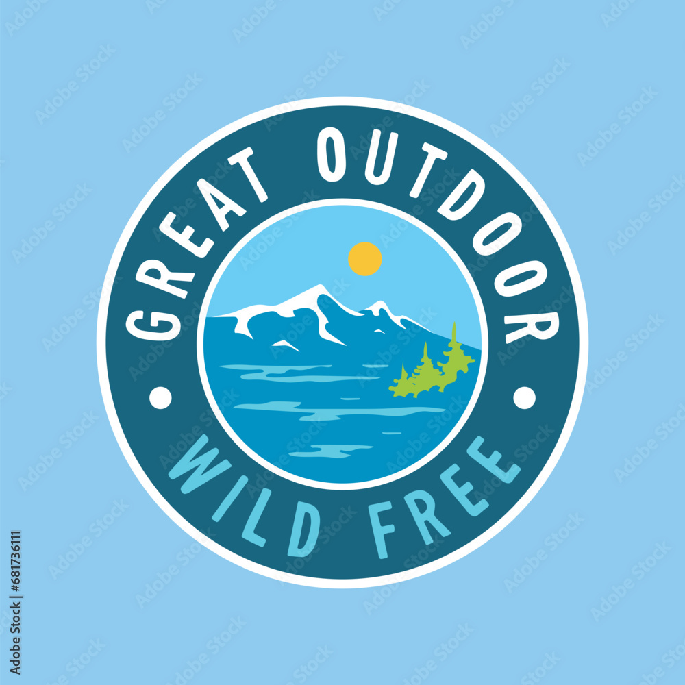 Great outdoor vector design Great outdoor vector design