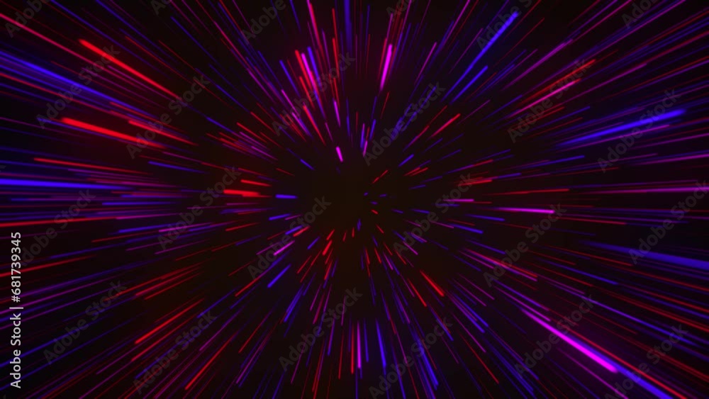 Modern Abstract neon line zoom loop. with green, blue and pink colours neon light in 4K. Modern Abstract neon line zoom loop. with green, blue and pink colours neon light in 4K.