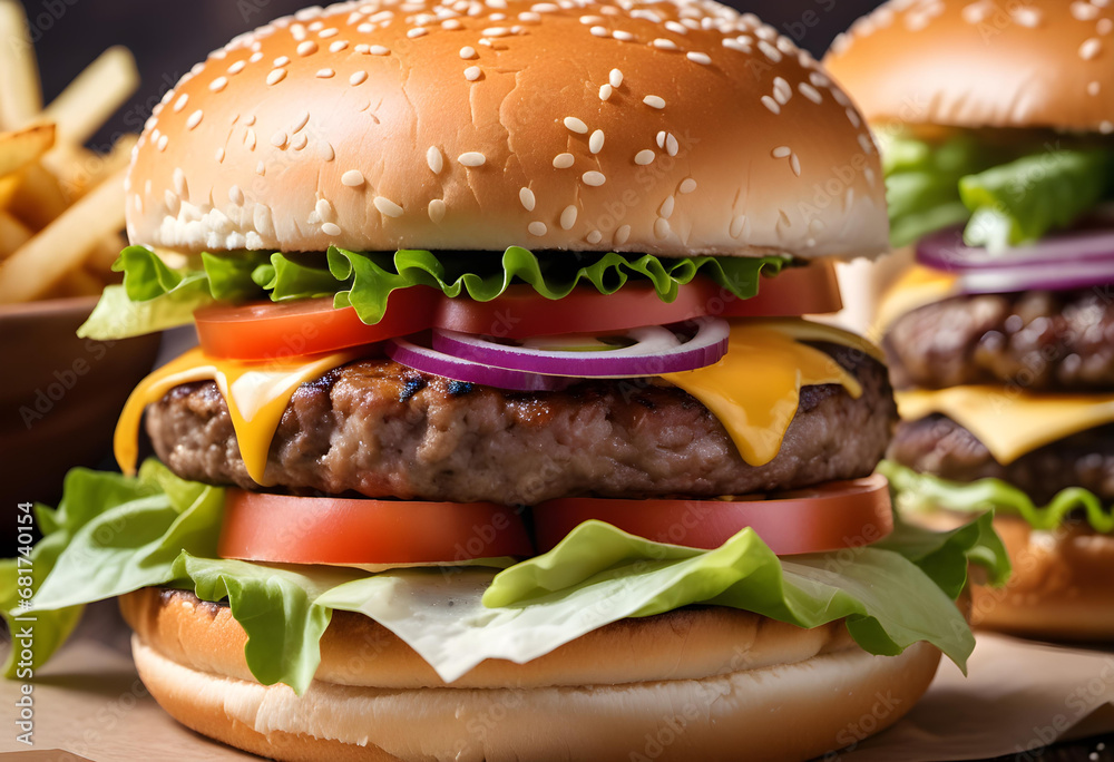 hamburger on a plate hamburger on a plate