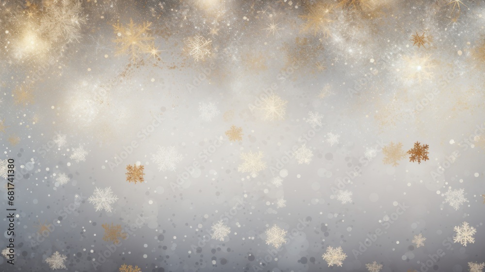 A gold and silver themed background with a subtle snowflake pattern A gold and silver themed background with a subtle snowflake pattern
