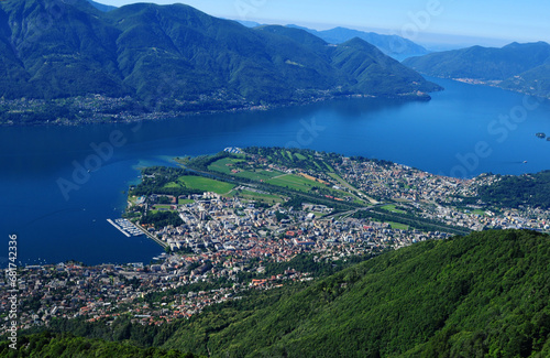 Switzerland: Airshot Lago Maggiore Ticino photo