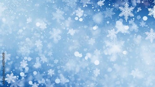 A white background with sparkling snowflakes