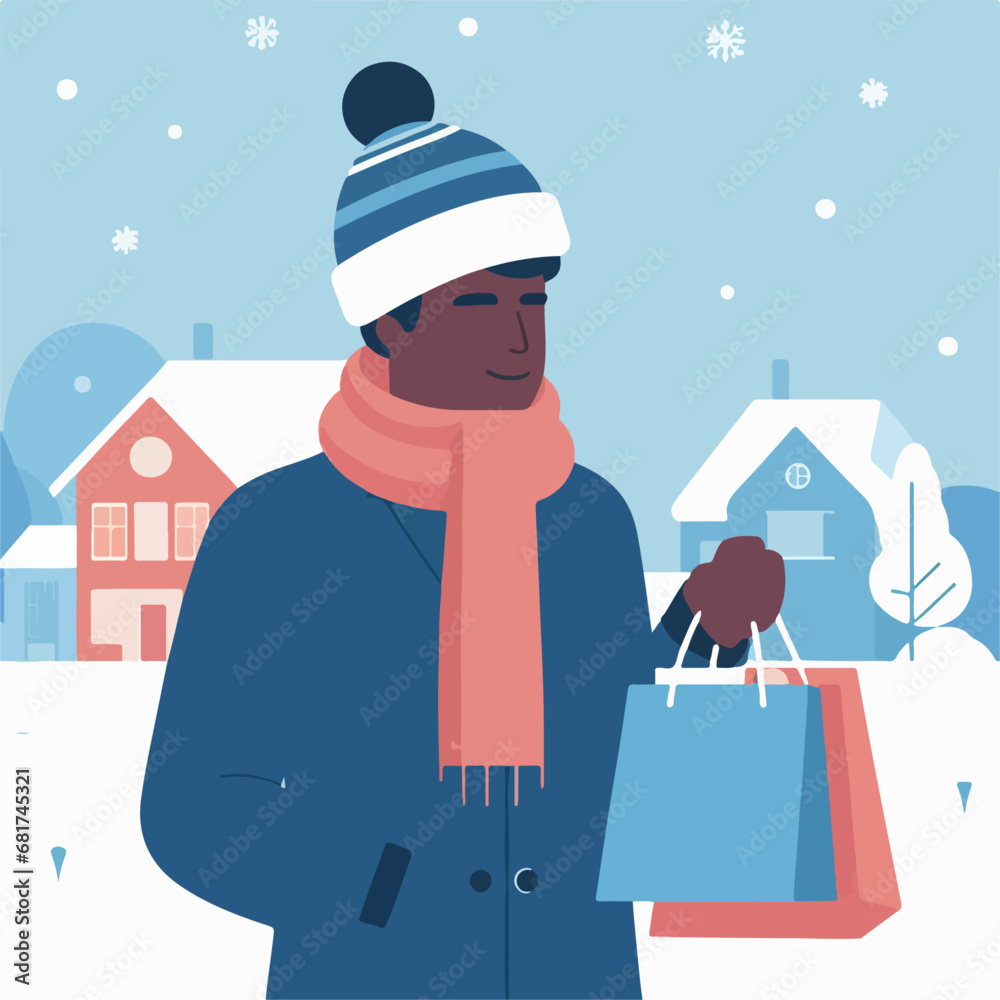 Flat Vector Illustration of peoples doing shopping in winter Christmas, flat vector illustration of Christmas shopping, doing shopping for christmas
Flat Vector Illustration of peoples doing shopping in winter Christmas, flat vector illustration of Christmas shopping, doing shopping for christmas