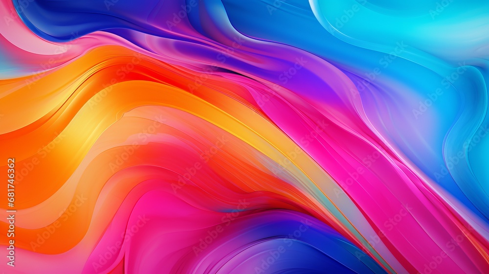 Colorful theoretical dynamic liquid background surface