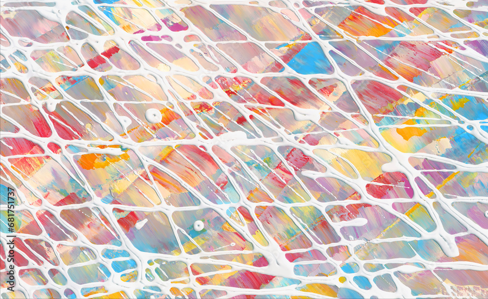 Obraz premium Mesh abstract background for painting wallpaper, art print, pattern, etc. High quality details.
