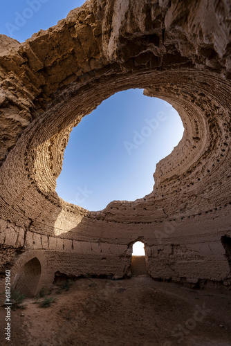 The Great Icehouse from 7th century in Merv, an ancient city on the Silk Road close to current Mary, Turkmenistan. Merv was the capital city of many empires and at its hayday the largest in the world. photo