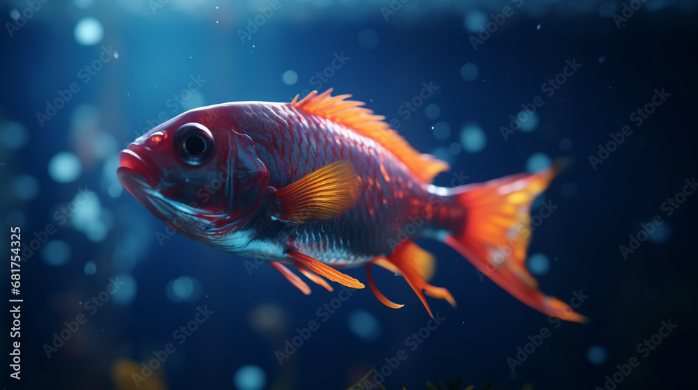 goldfish in aquarium goldfish in aquarium
